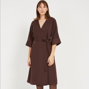 Kimono Midi Wrap Dress